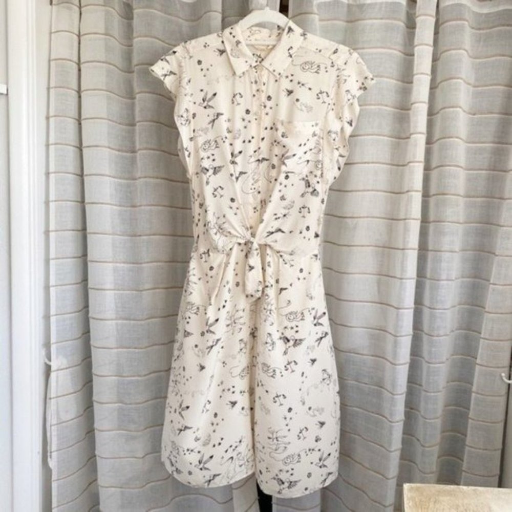 ❌SOLD❌ Rebecca Taylor Astrology Silk Dress - Picture 2 of 15